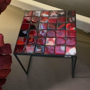 Paola Lenti_Sciara_Side table rouge_Genève