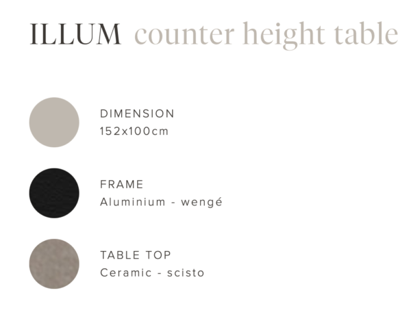 Illum counter Height