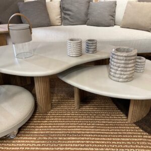 **NEW ARRIVAL** Ethnicraft Outdoor - Boomerang - Low coffee table 126cm