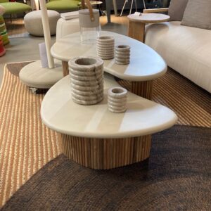**NEW ARRIVAL** Ethnicraft Outdoor_Boomerang_Low coffee table 90cm