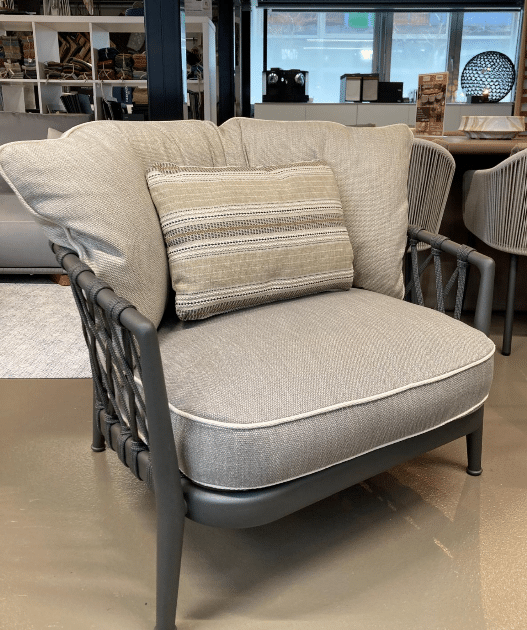 **NEW ARRIVAL** B&B Outdoor - Erica - Fauteuil dossier bas - Anthracite