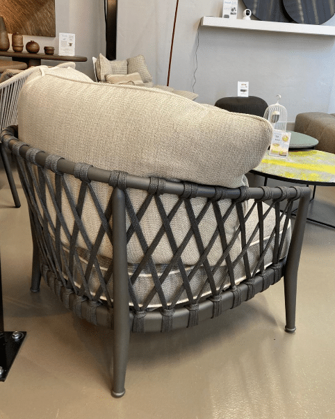 **NEW ARRIVAL** B&B Outdoor - Erica - Fauteuil dossier bas - Anthracite – Image 3