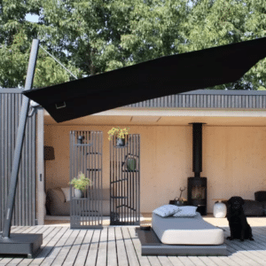 **NEW ARRIVAL** Umbrosa - Versa UX Full Black - Incliné 80° - Déporté - Carré 3x3 - Large Flat Base - Black/Black