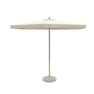 **NEW ARRIVAL** Umbrosa - Parasol Nata Zen Lin - Rond 2.80m - Mât central - Limestone/Lin