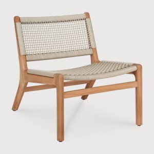 **NEW ARRIVAL** Ethnicraft Outdoor - Jack Woven - Fauteuil